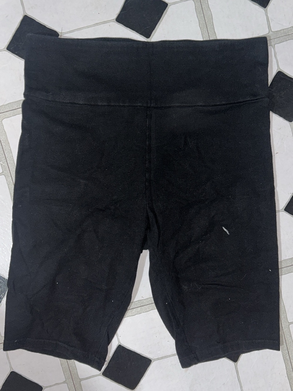 Black Biker Shorts - Stretchy Comfort